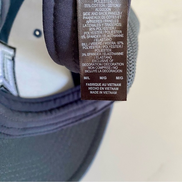 Tiger Woods Collection Blue Gray Golf Baseball Hat - Picture 7 of 7